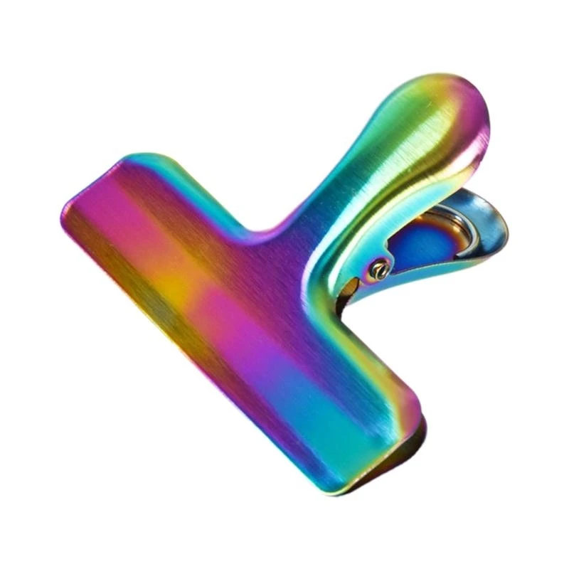 Y5LB Metal Paper Clamps Stainless Steel Clip Compact Hinge Clips for Cork Board