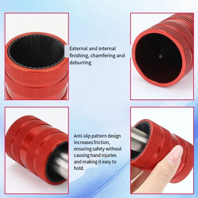 ABRB-ferramenta de alargamento interno/externo 1/4 "a 1-3/8", Alargamento/Deburr/Bisel para alumínio, cobre PVC, tubos de aço inoxidável e Alargador de tubos