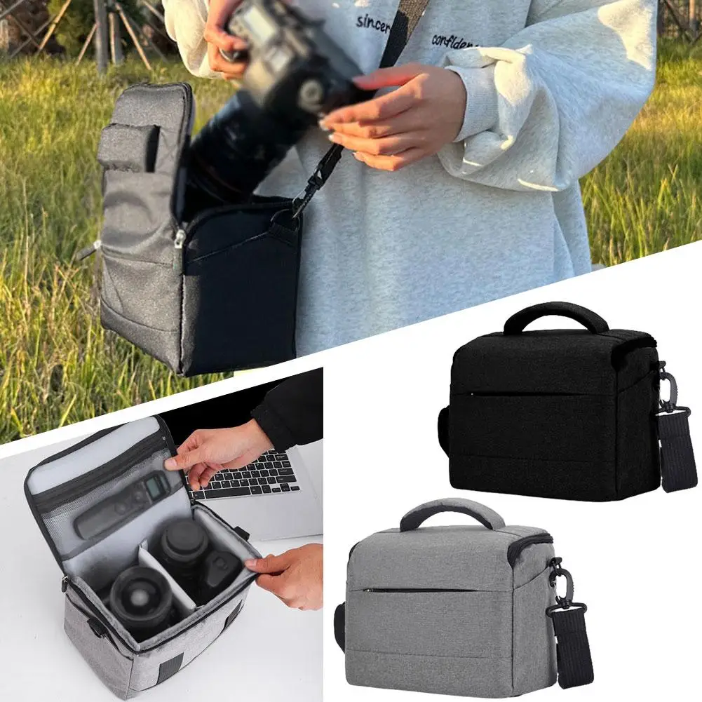 Camera Bag For Canon Nikon SLR Men's And Women's Camera Bag Professional SLR Single Shoulder Digital Micro Single Bag C7V7