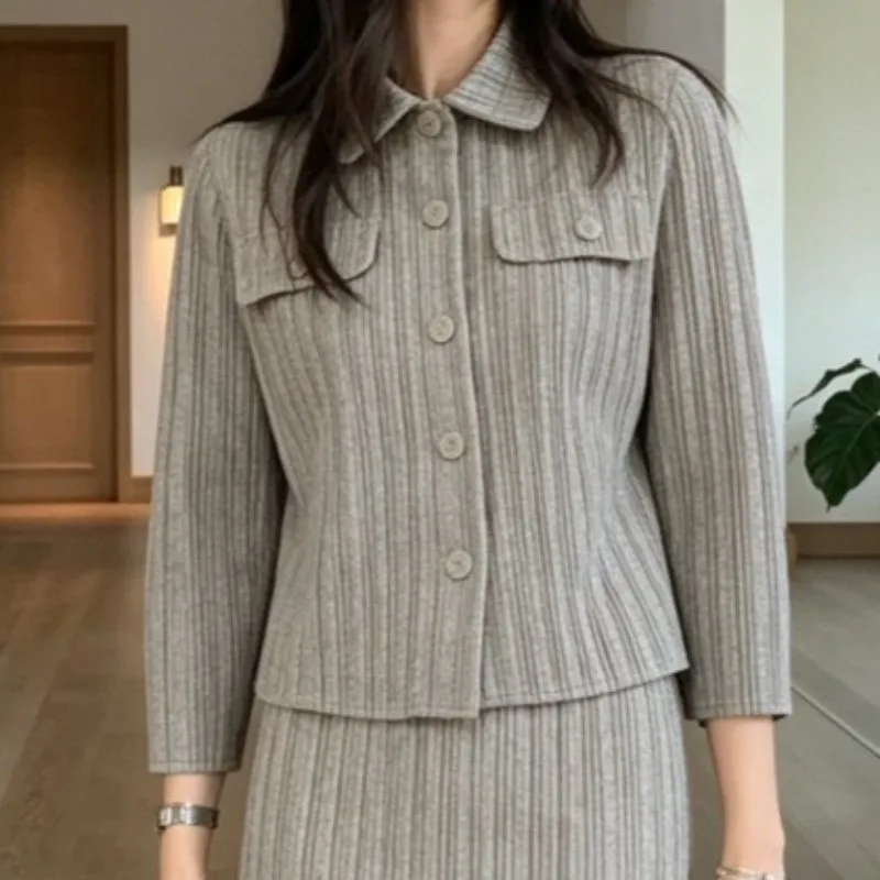 Pleated Age-Reducing Jacket for Women Plisse Casual 2026 Autumn New High-End Unique Loose Versatile Short Jacket Women Clothing