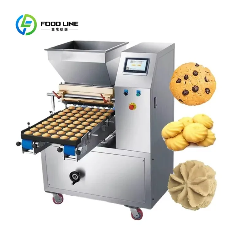 Biscuit Maker Machine, Cookie Depositor Automatic Operation,  Adjustable Speed  for Bakery Production Line