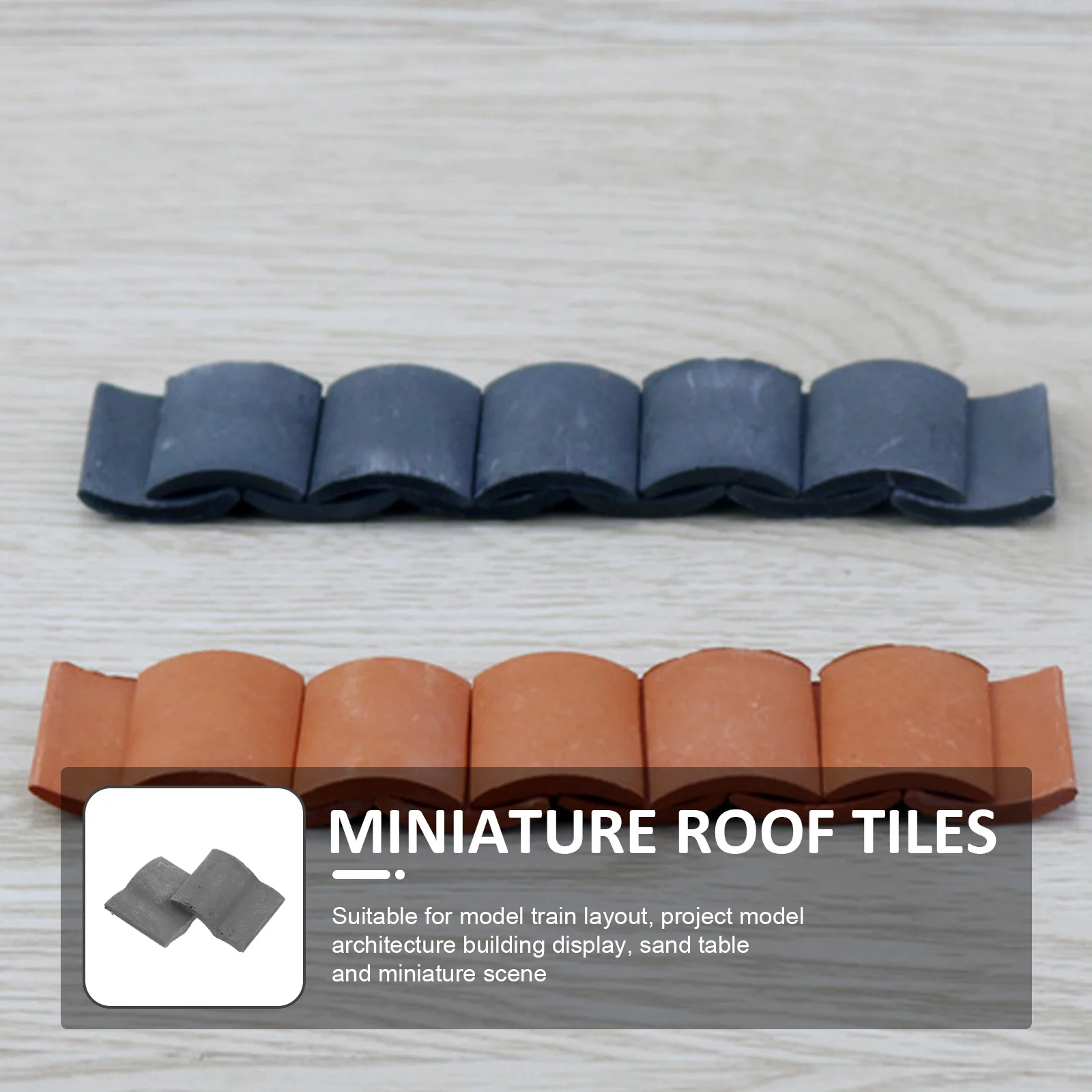 

50 шт., креативная мини-чеховая плитка, реалистичный песочный стол, ландшафтный дизайн, маленькая крыша для DIY, миниатюрные садовые сцены