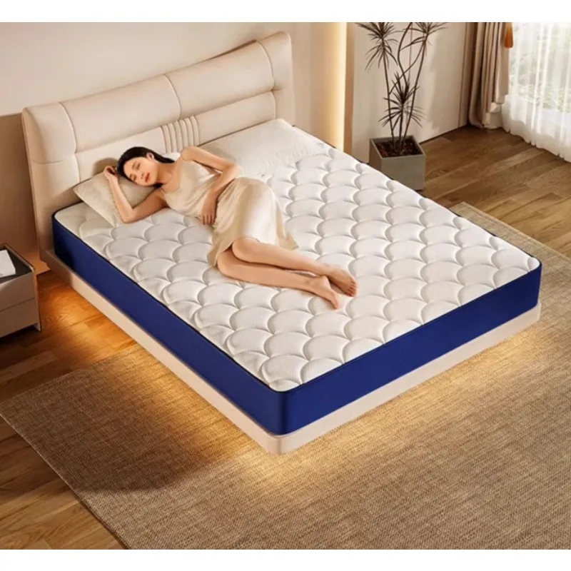 Memory cotton latex independent spring mattress roll bag compression box