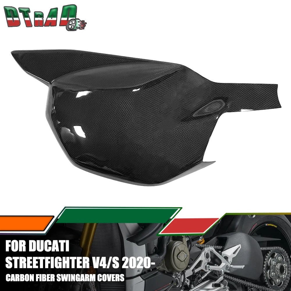 

For DUCATI Streetfighter V4 V4S SP 2020 2021 2022 2023 Carbon Fiber Swingarm Cover Swing Arm Protection Motorcycle Fairing Kit