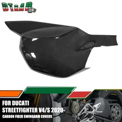 For DUCATI Streetfighter V4 V4S SP 2020 2021 2022 2023 Carbon Fiber Swingarm Cover Swing Arm Protection Motorcycle Fairing Kit