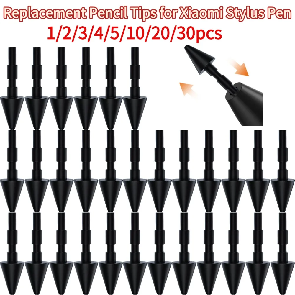 Replacement Pencil Tips for Xiaomi Stylus Spare Pen Nibs for Xiaomi Pad 5/5pro Touch Screen Pen Tip Touch Stylus Pen Refill