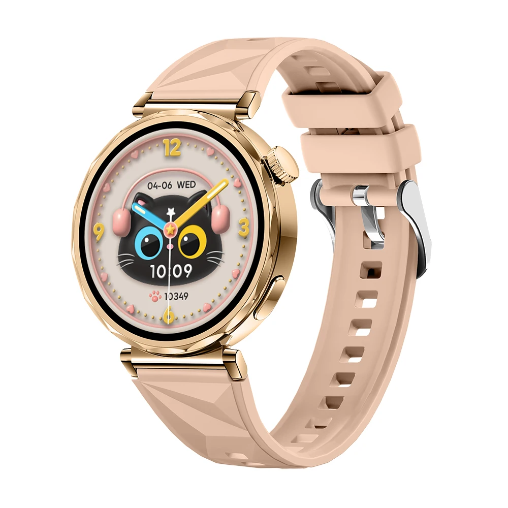 

TKYUAN 1.3inch AMOLED Round Screen GT5 Mini Ladies Smart Watch IP68 Waterproof BT CALL 41mm Woman Smartwatch for Women Girls