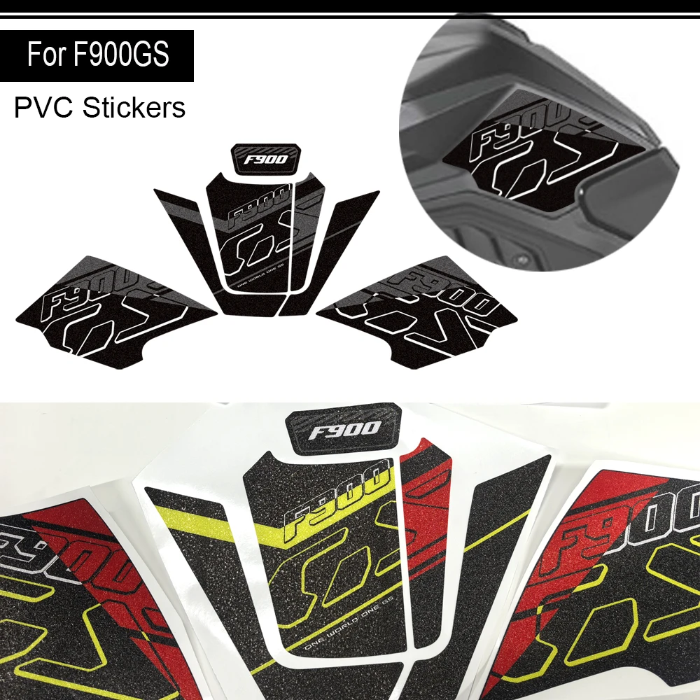 Motorcycle Accessories Tank Pad TankPad Cap Grips Gas Fuel Knee Stickers Decals Protector For F900GS F900 GS F 900 2024-2026
