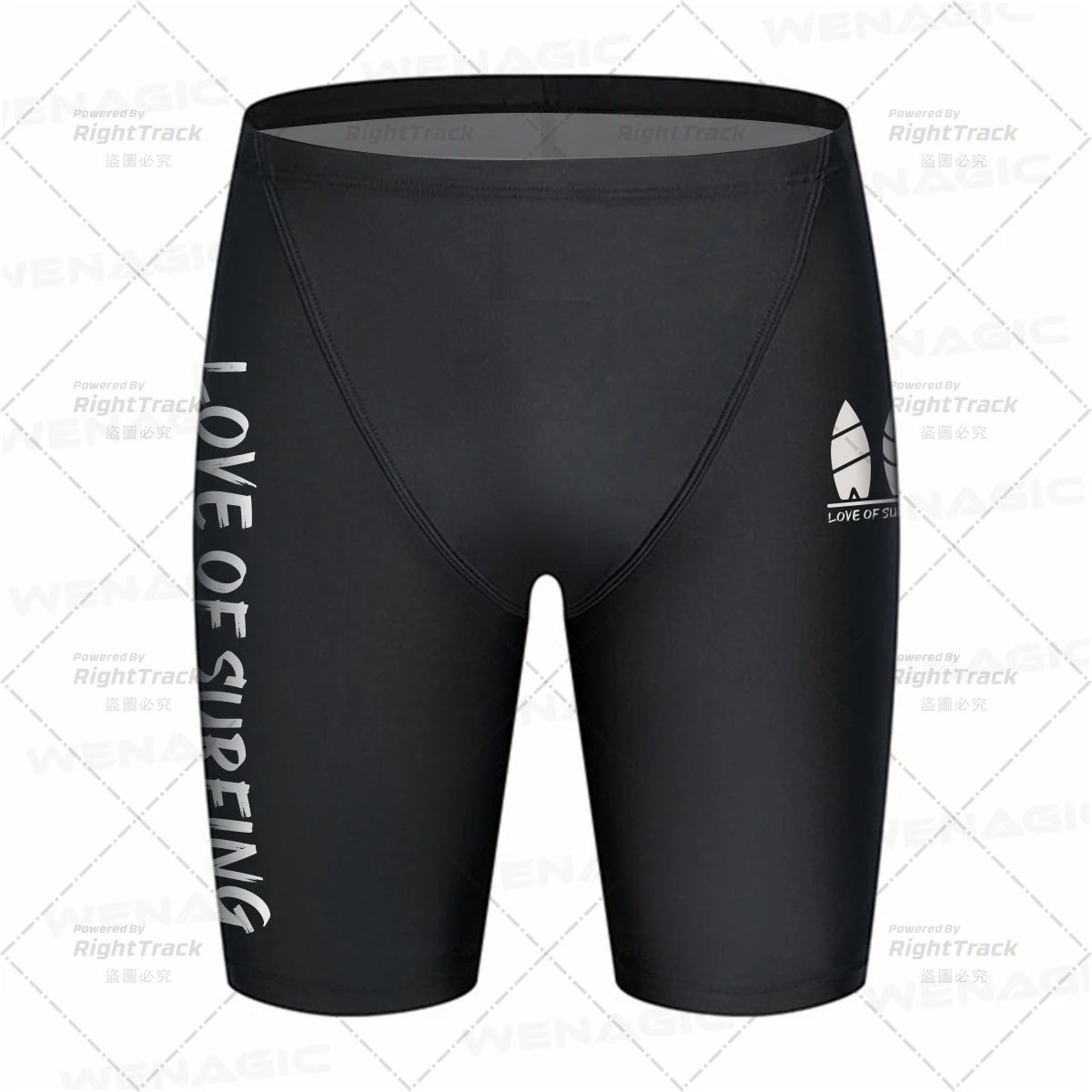 LOVE OF SURFING New Product Launched Men's Quick Dry Flat Corner Swimsuit Summer Water Sports Surfing Shorts Customizable