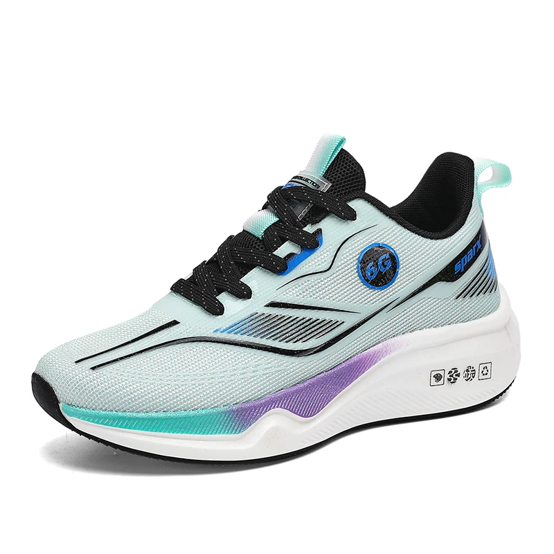 

Summer new style running shoes for teenagers, breathable and odor-resistant mesh shoes, lightweight soft-soled men's shoes, suit