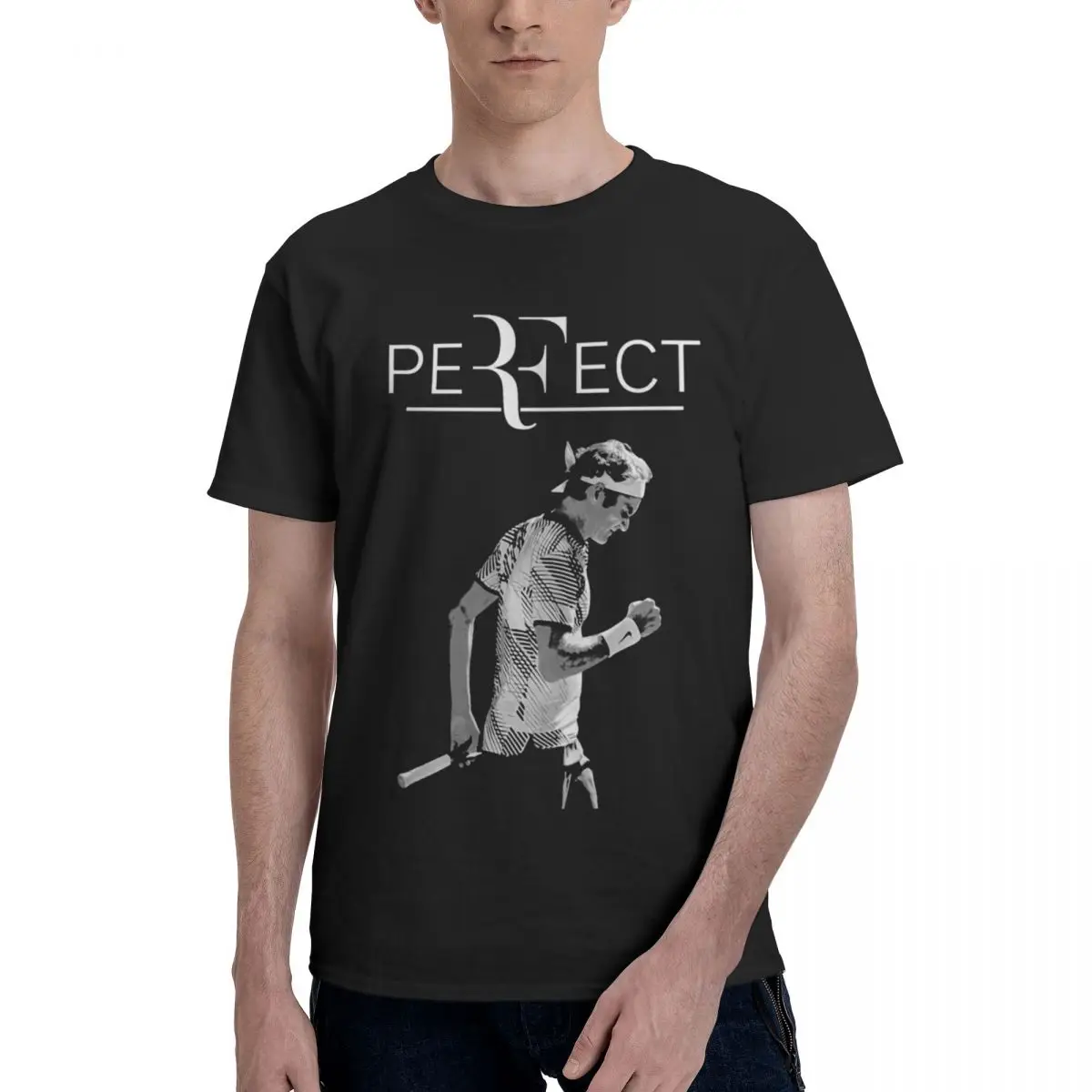 RF Roger Federer Perfect Fans T Shirt Short Sleeve Summer Mens Women T-Shirt Graphic Y2K Tops