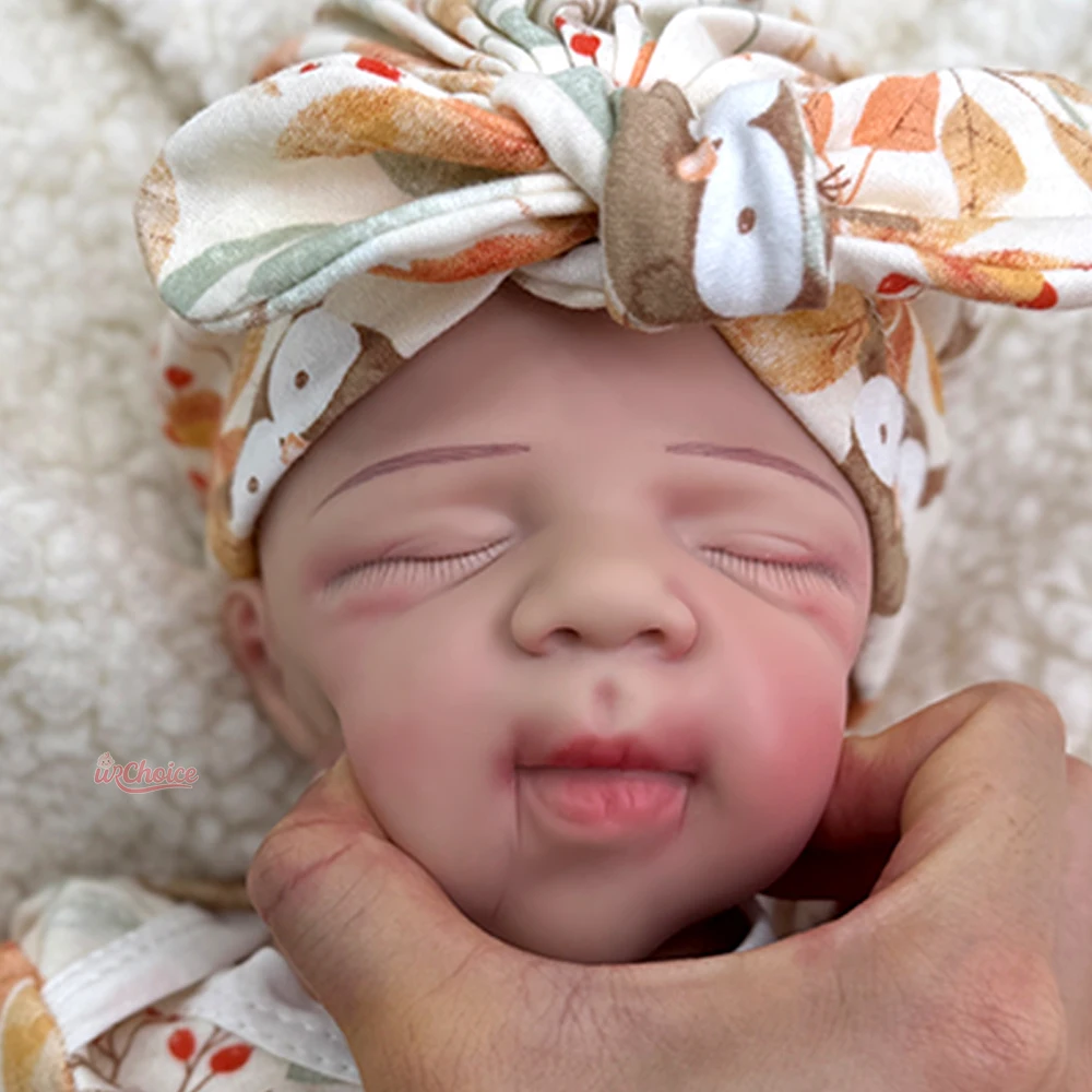 Handgefertigtes 19-Zoll-Reborn-Baby aus Pascale-Platin-Silikon, unbemalt und bemalt, waschbar, Geschenk für Puppelliebhaber, Sammler