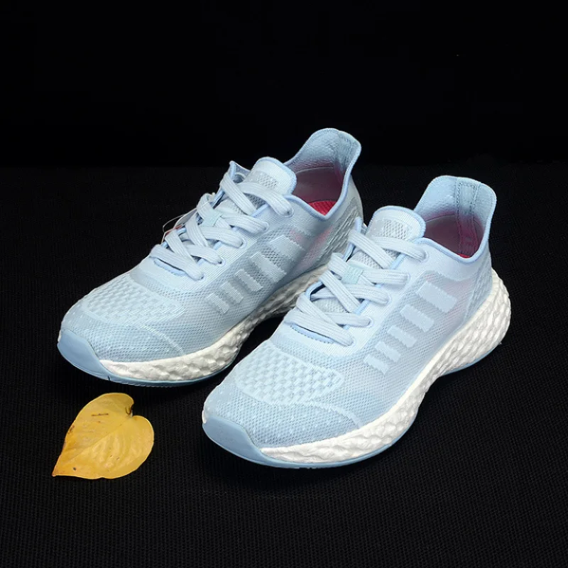 

Спортивная и повседневная обувь, мужская обувь, кроссовки для марафона с увеличенной воздушной подушкой, износостойкая резиновая подошва Fly Woven для всех сезонов, защита от износа