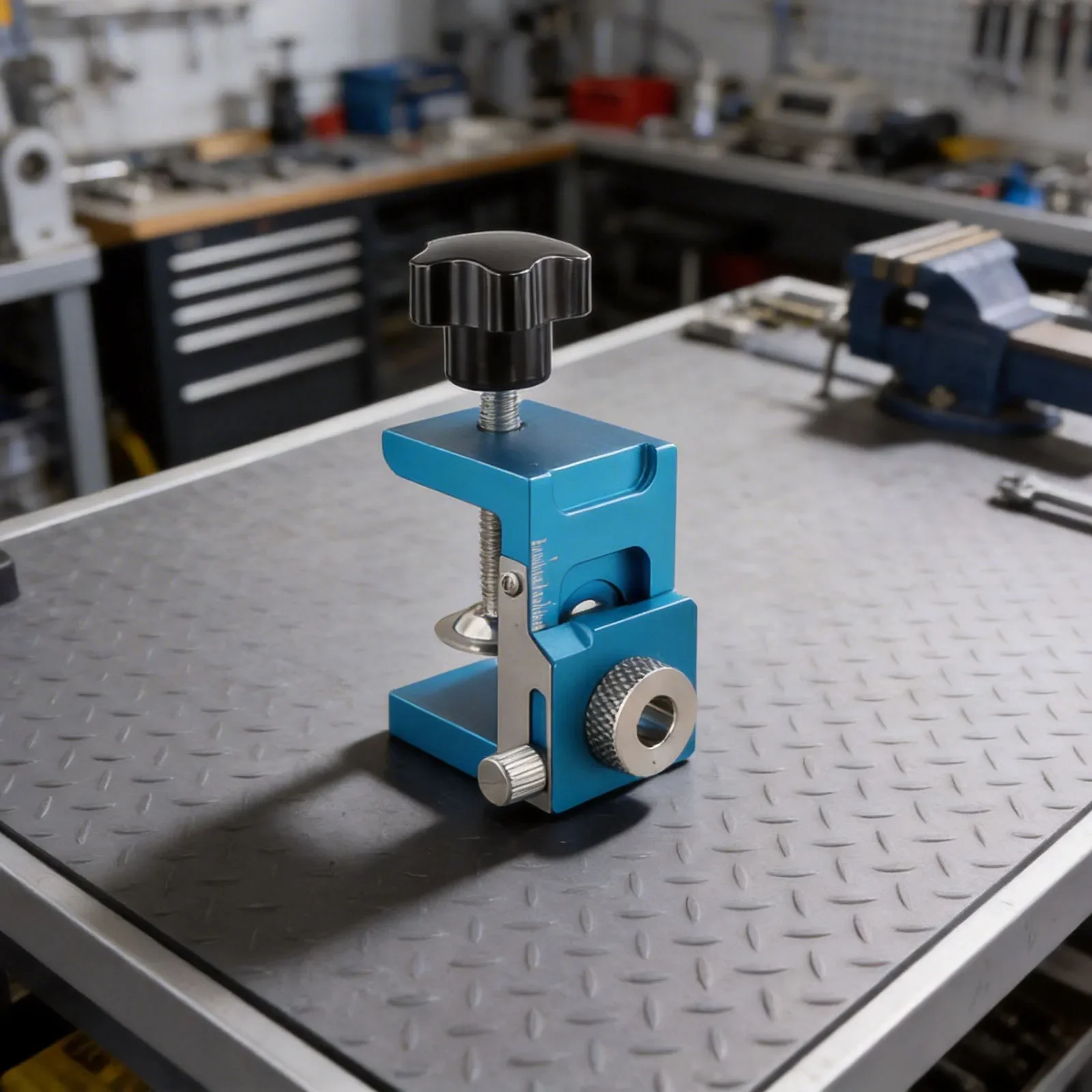 

Aluminium Alloy Adjustable Cabinet Door Installation Jig Clamp With Front Scale And Accurate Positioning Woodworking Tools