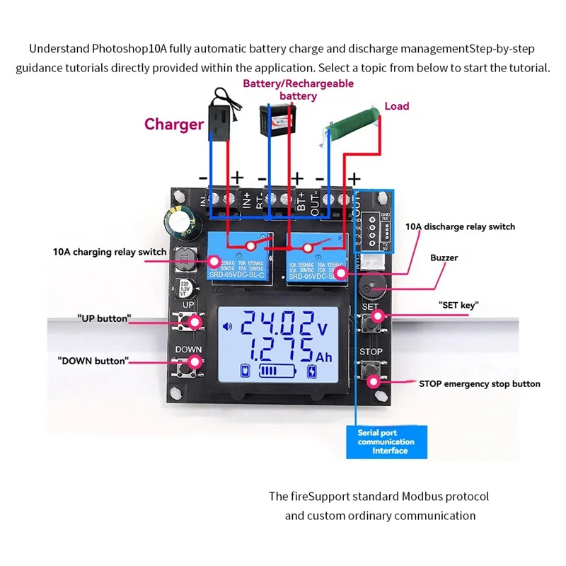 High Quality-XY-BT11L 10A Charge And Discharge Control Module With Current Detection Bidirectional Protector