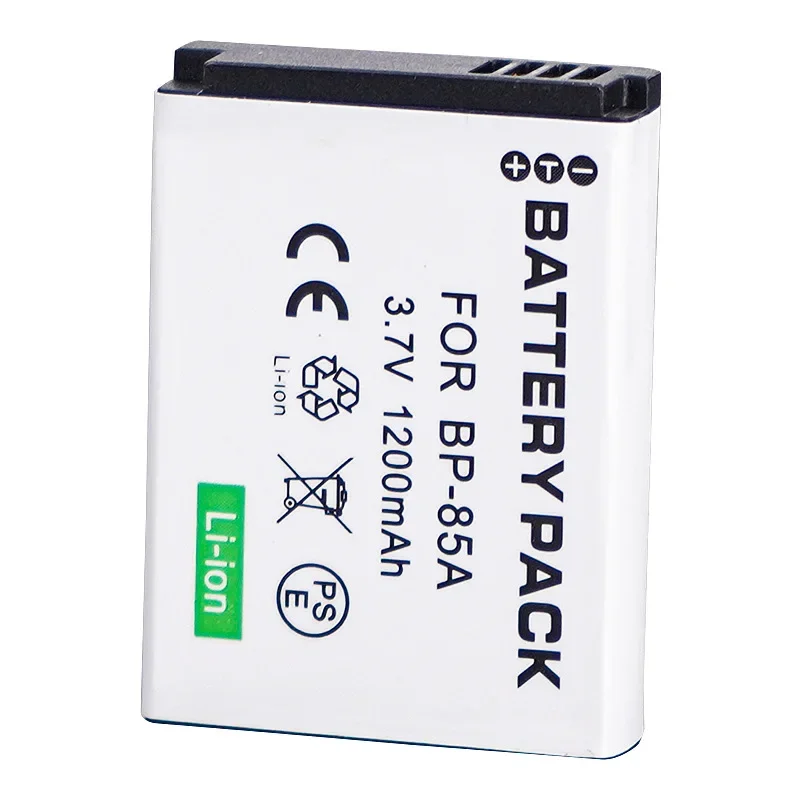 1200mAh BP-85A BP 85A BP85ACamera Battery  for Samsung PL210 SH100 WB210 ST200 BP85A Digital Battery