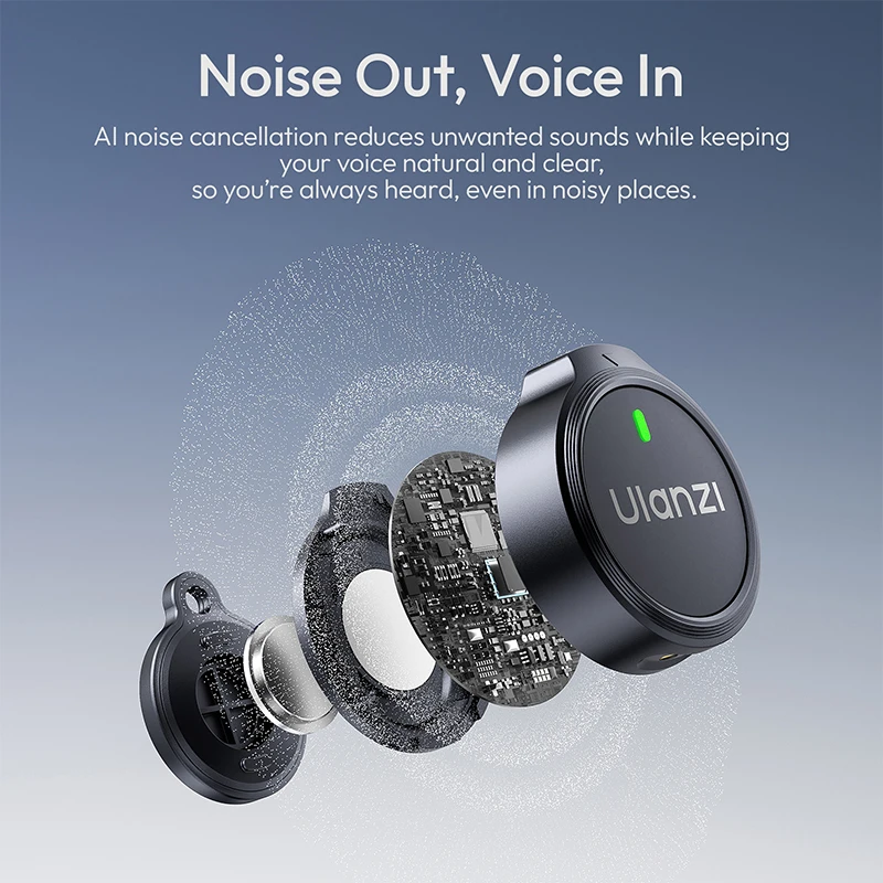 Ulanzi A21 Button Wireless Microphone 4