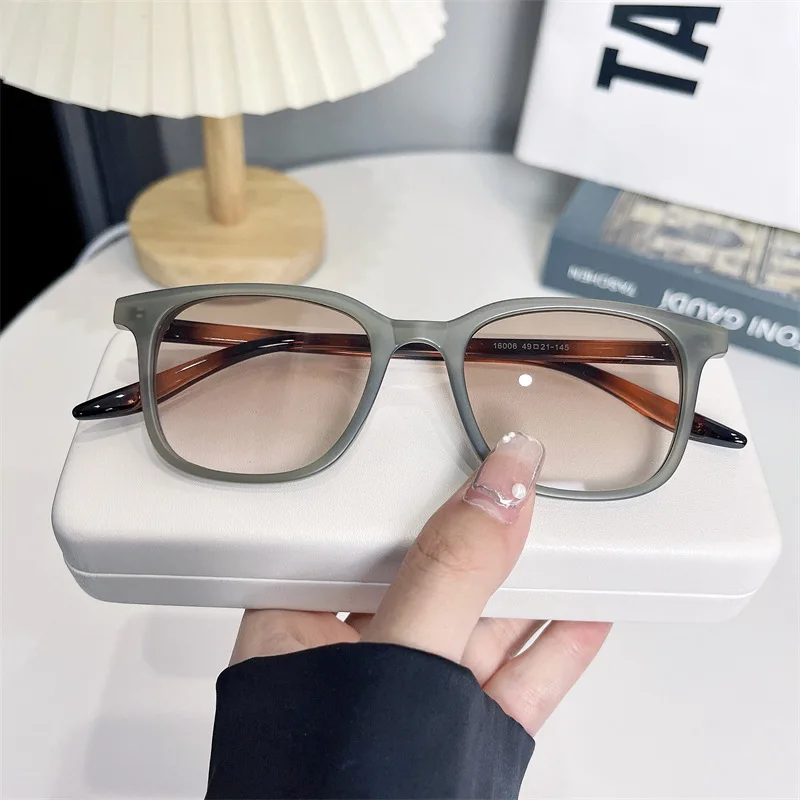 Luxuriöse Rechteckige Sonnenbrille für Damen und Herren Vintage Markendesigner Eckige Sonnenbrillen Herren Shades Damen Eyewear Brillen Gläser – Detail 16