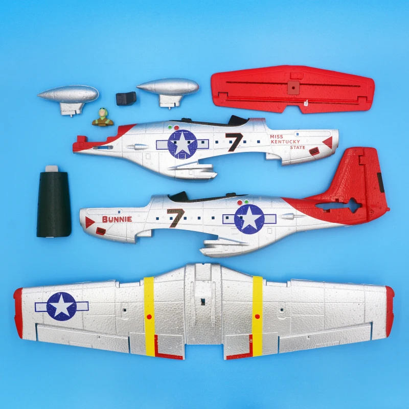 Wltoys xk a280 p51 rc Flugzeug teile Empfangs platte esc Körpers chaum Set Licht leiste Motor Propeller Servo Fahrwerk Ladegerät