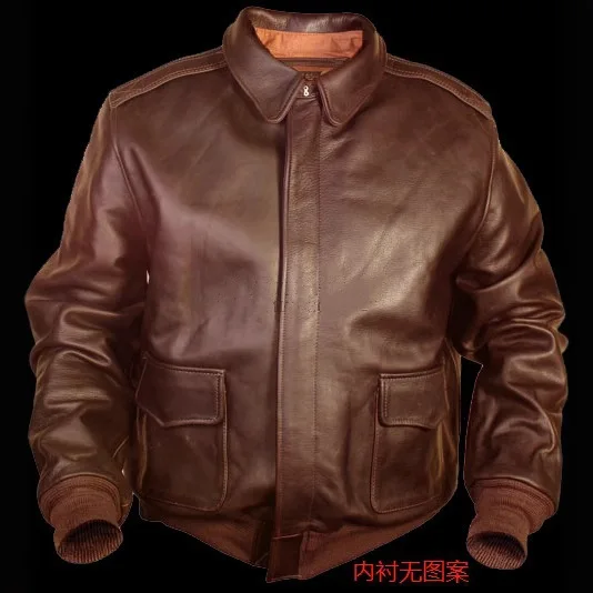 Classical M2 Style Leather Jacket Men's Punk Motorcycle Military Pu Leather Jacket Bomber Retro Oversized Man Flight Clothing