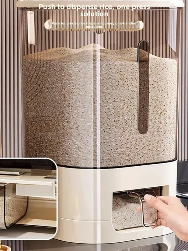 Airtight Pest Proof Moisture Proof Rice Storage Container Household Kitchen ain Storage Buets New 2025 Version Rice Tub