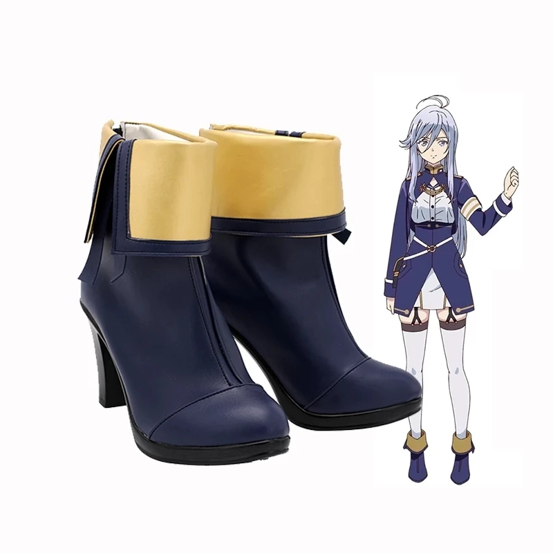 Anime 86-EightySix- Vladilena Milize Cosplay Shoes Boots Eighty Six Cosplay Wig 86 Vladilena Milize Cosplay Wig Halloween Props