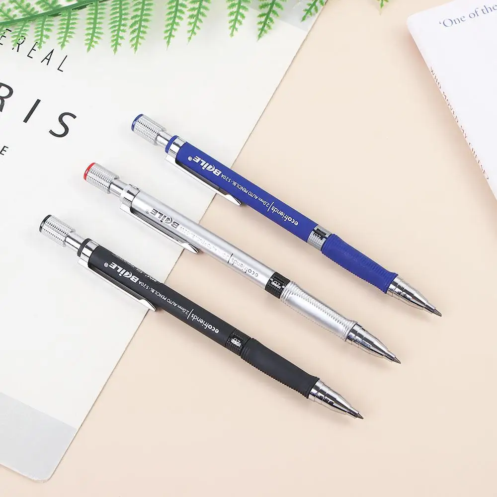 Simple Writing Tools Classwork Drawing Mechanical Pencil Pencil Lead Stationery Supplies 2B Automatic Pencils