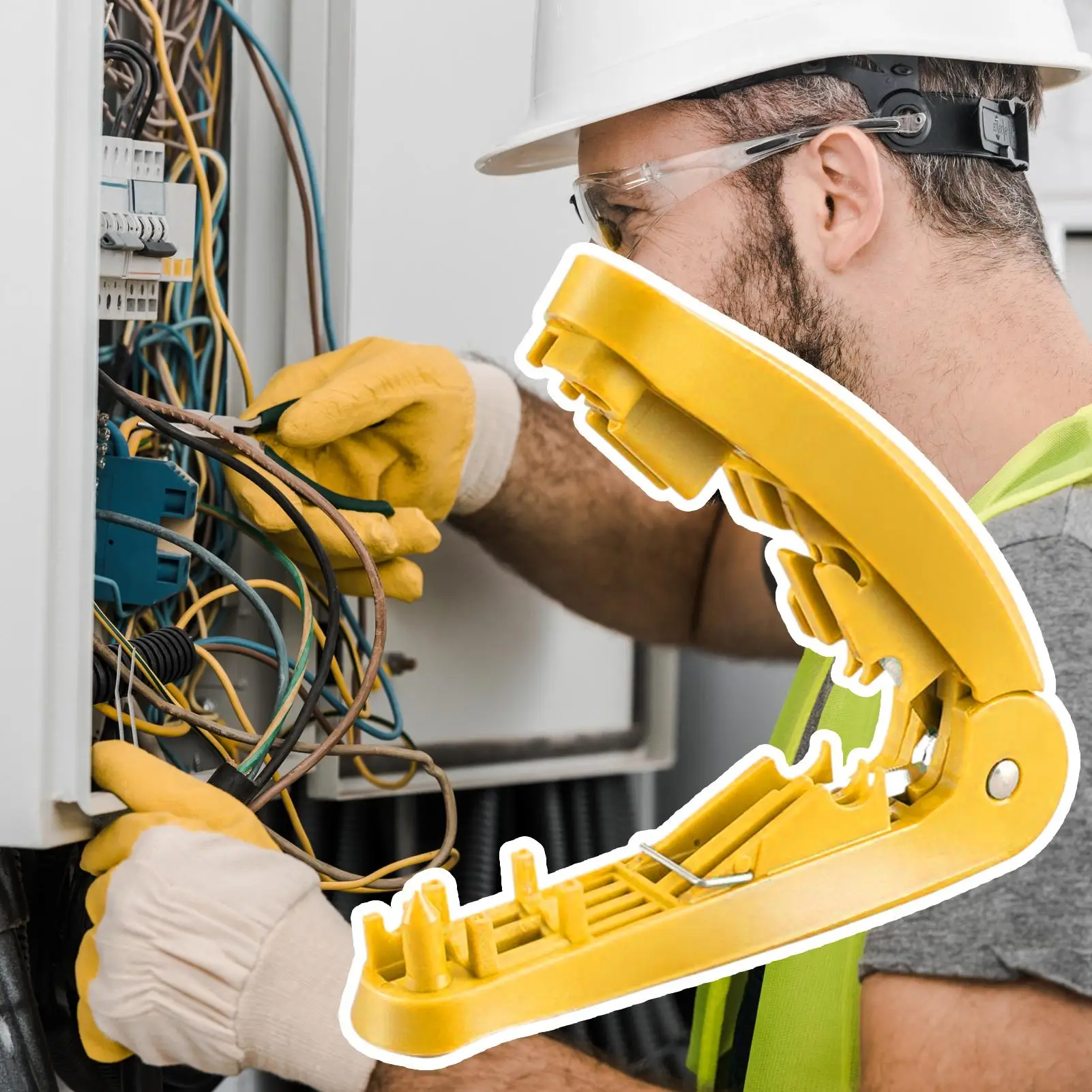 For  Computer Phone Telephone Cable Network Wire Crimper Cable Wire Stripper Tool Pliers Portable Anti-Slip Punch Down Cutter