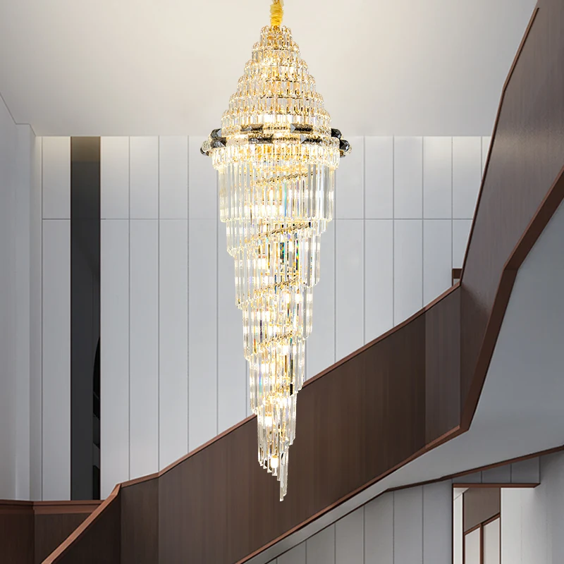 

Beaytiful Decorative Indoor Living Room Pendant Customizable Modern Chandelier Oversized Luxury Crystal Led Modern Chandelier