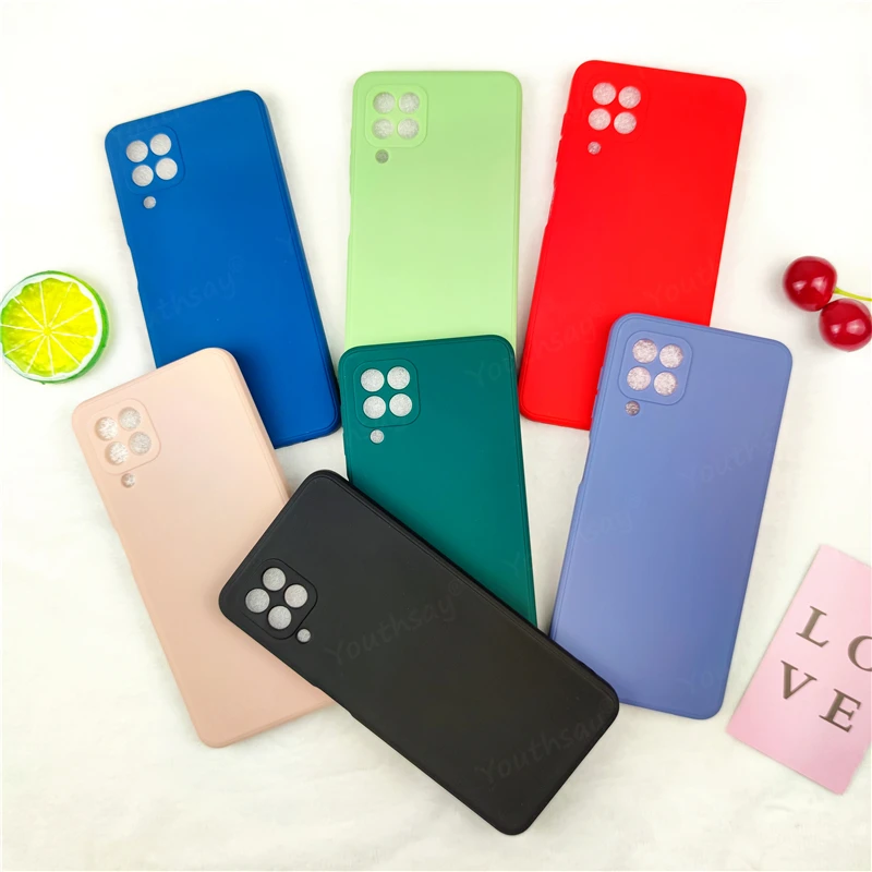 For Samsung Galaxy M32 Case Silicone Soft Rubber Protective Case For Samsung M33 M53 A53 A22s A22 M32 A12 A02S A52 A32 A72 Cover