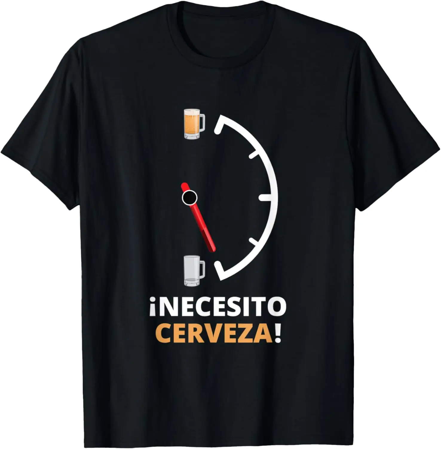 

Necesito Cerveza! Футболка с забавной надписью «Пить пиво»