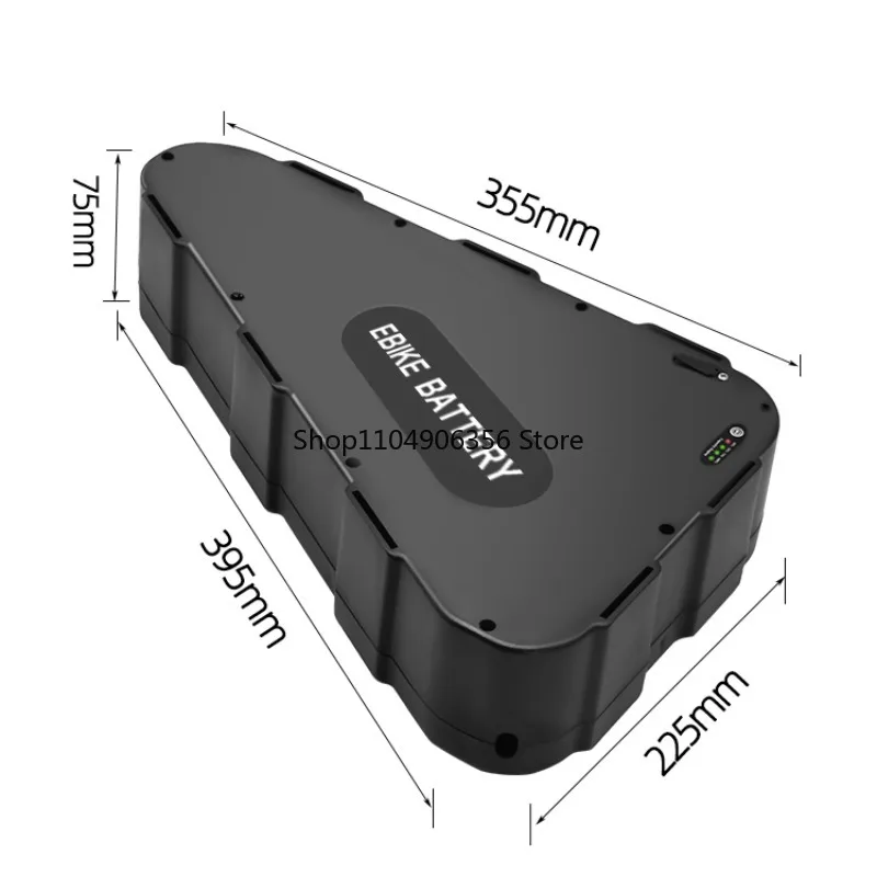Для высококачественного водонепроницаемого 48 В 52 В 60 В 72 В 20 Ач 24 Ач 28,8 Ач 30 Ач литий-ионный мешок электрический велосипед аккумулятор для электровелосипеда