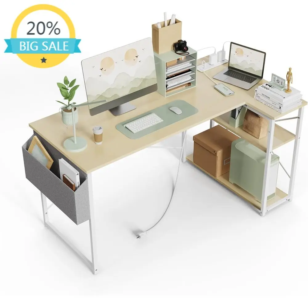 40 L-Shaped Desk Wi…