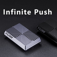 YIJOO Magnetic Push Slider Stress Relief Toy Fidget Slider Anti Stress EDC Top Spinning Poker Toys Magnetic Fidget Toys