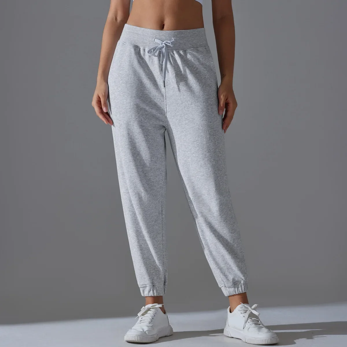 Training Sports Pants for Women Joggers Trousers Loose Sweatpants Pockets Fitness Jogging Running Pants Sportswear Woman Gym