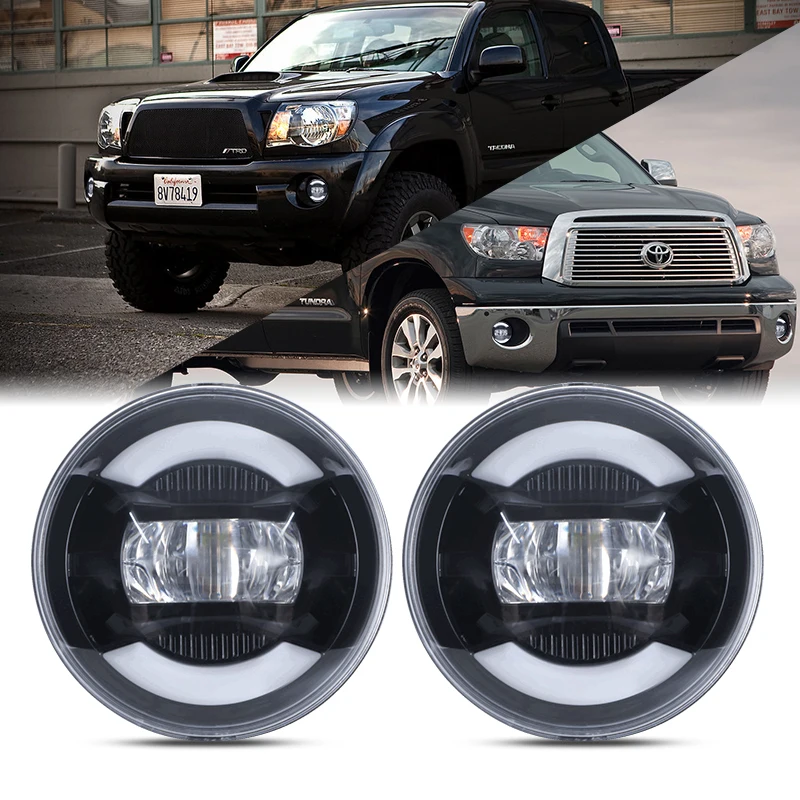 

LED Fog Lights For Toyota Tacoma 2005-2011/Tundra 2007-2013/Solara 2004-2006/Sequoia 2008-2015 with Daytime Running Light DRL