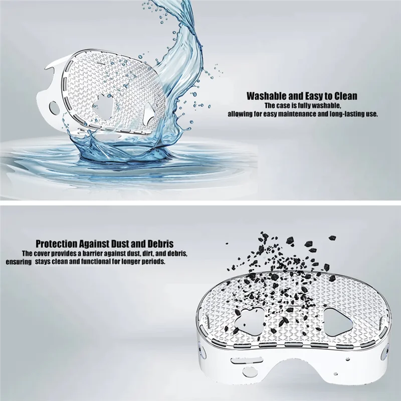 For Meta Quest3s VR Headset Silicone Protective Cover Scratch And Drop Resistant Full Cover Case VR Accessories