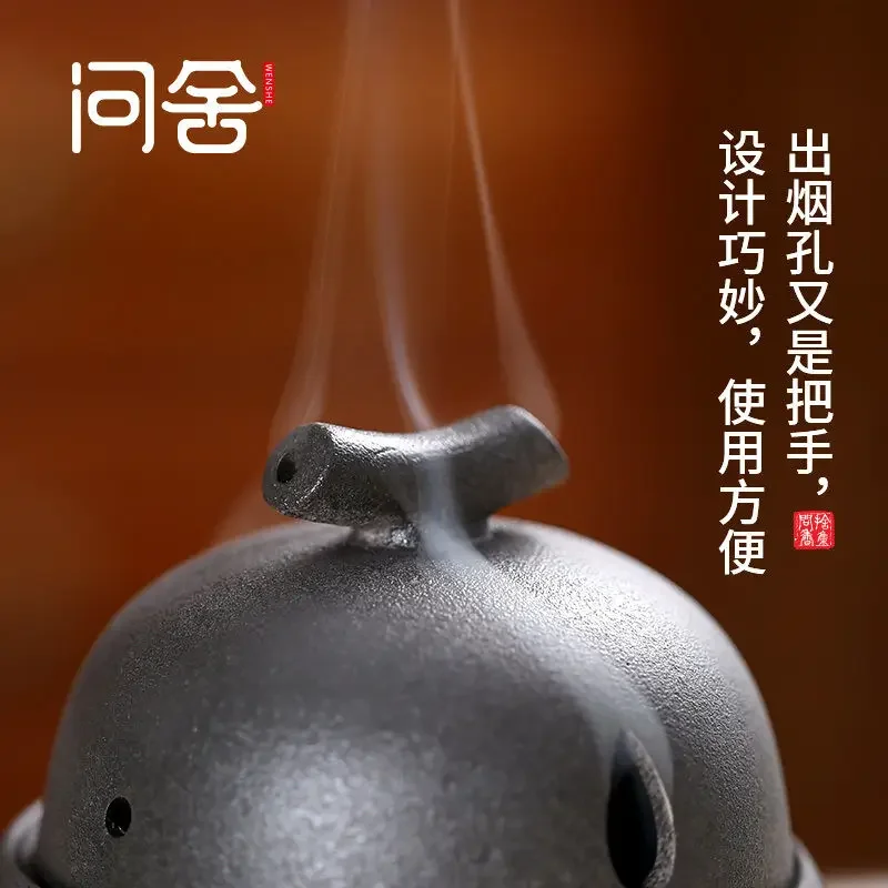 Vintage Incense Burner Ceramic Antique Incense Burner Domestic Incense Sandalwood Stove Tea Ceremony Buddha Worship Burner