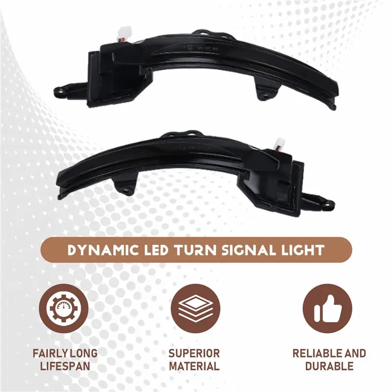 AT92-LED بدوره مصباح إشارة مكرر الوامض الديناميكي مرآة الرؤية الخلفية مؤشرات لمرسيدس بنز الفئة W177 V177 A200 C118