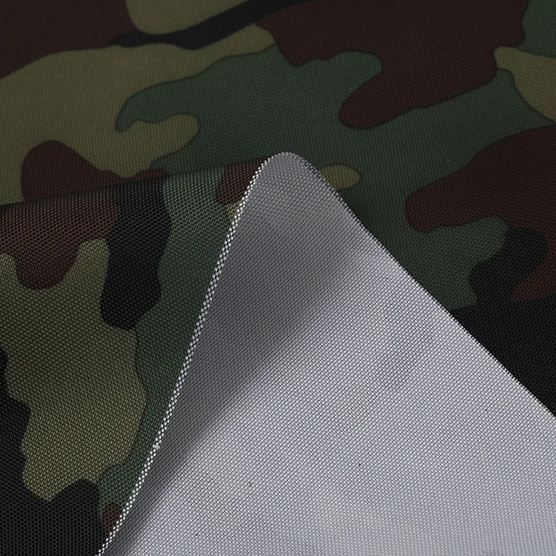 

400D Camouflage Printing Pu Waterproof Coating Bags Outdoor Tents Canopies Oxford Fabrics