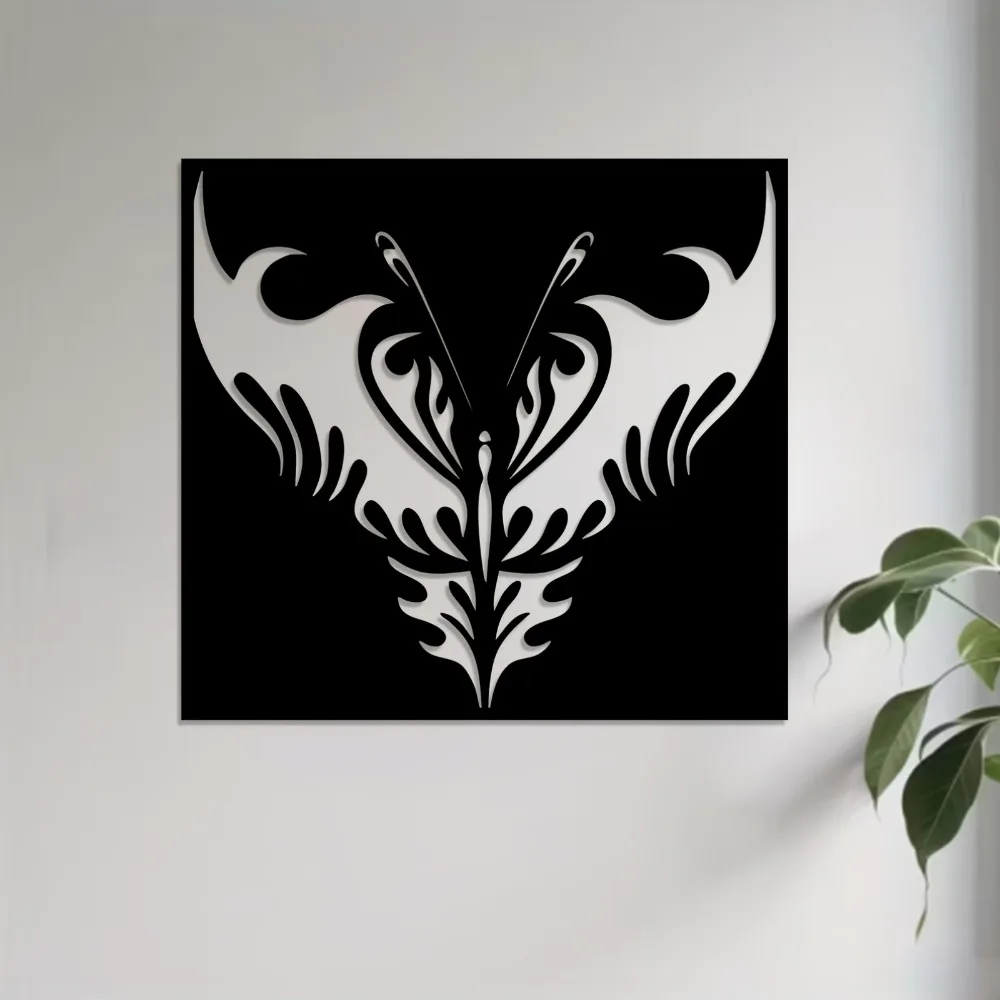CIFBUY Metal Wall Art Modern Butterfly Decor Waterproof Durable For Home Patio Garden Yard Fence Outdoor Indoor
