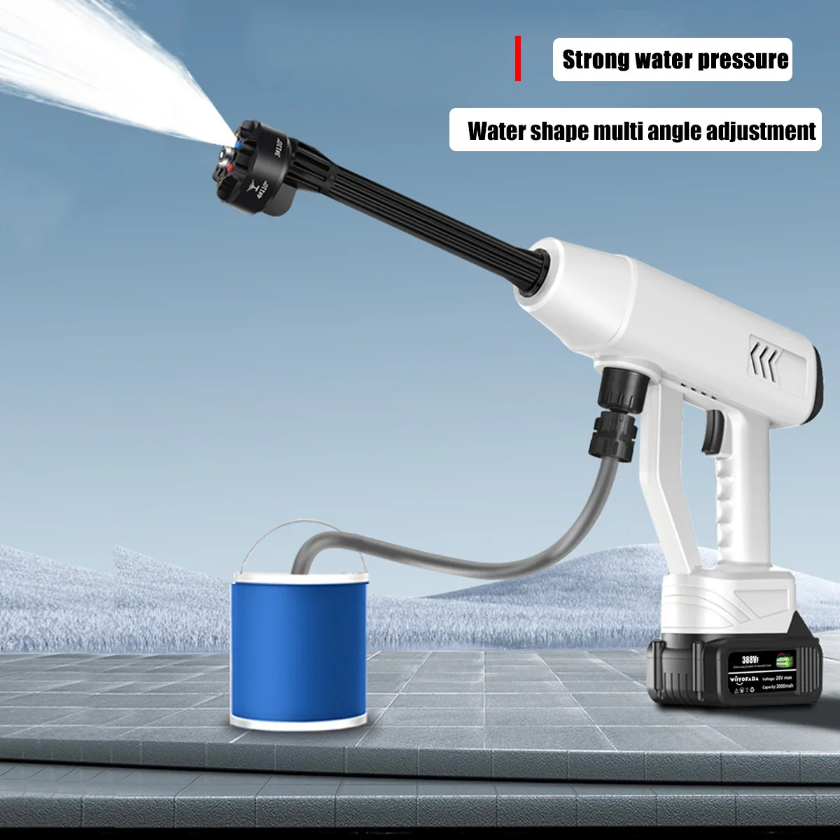 Cordless High pressure Car Washer Water Spray Gun Portable High Pressure Cleaner Machine Pump Washer For Makita18V