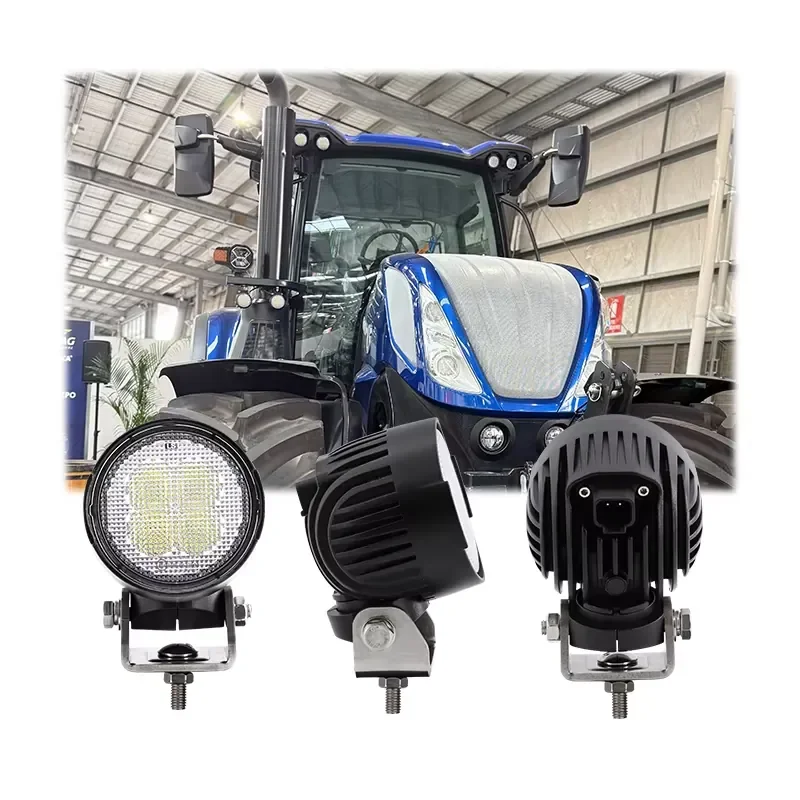 New Holland T7.300 Agricultural Tractor Car Exterior Lighting 40w Wide Flood and Long Dot 12V/24v Light Emitting Diode Work