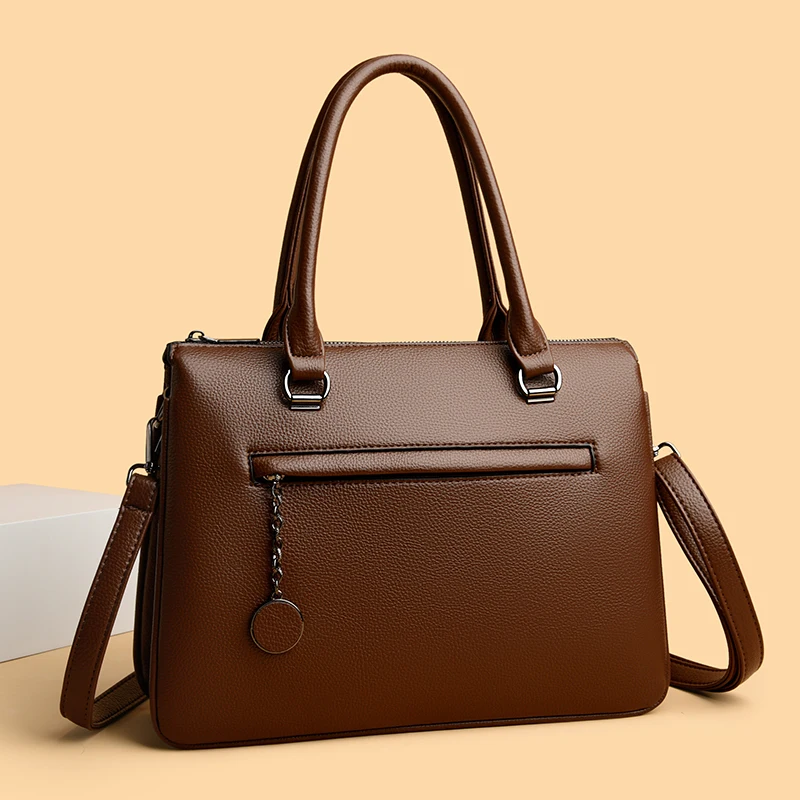 trendy-soft-leather-women's-handbag-hot-sale-of-the-season-new-korean-style-single-shoulder-crossbody-mom-bag-zipper-closure-sac