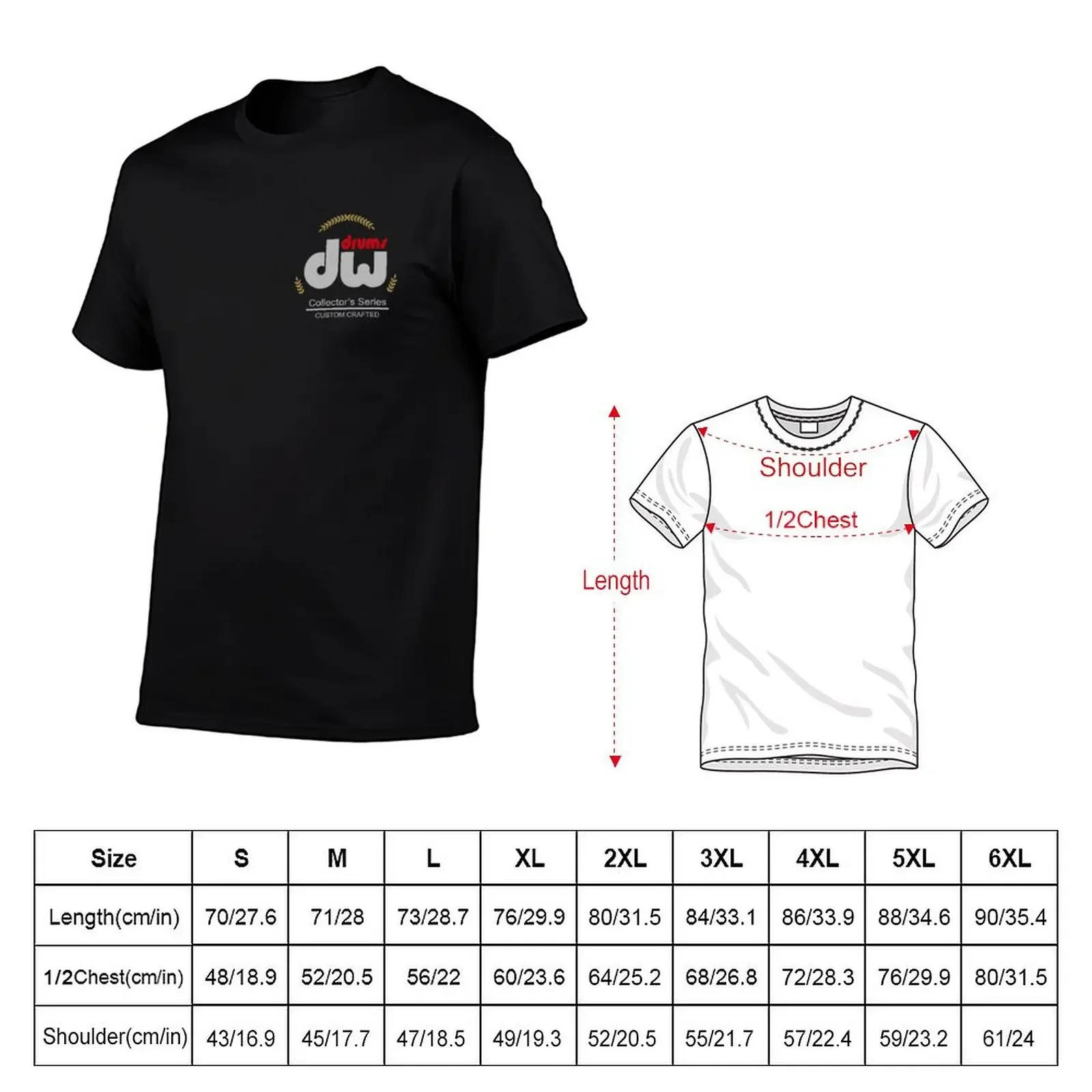 DW Drums POCKET SIDE T-Shirt baggy shirts designer shirts men graphic t shirts