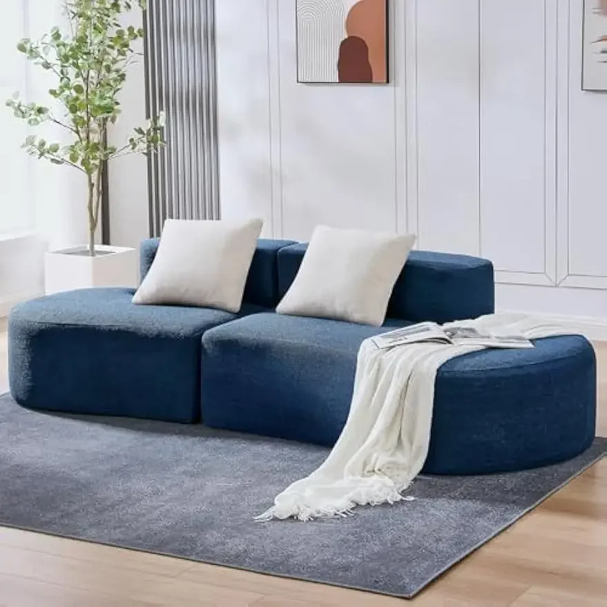 Modern Curved Sofa Couch, 94