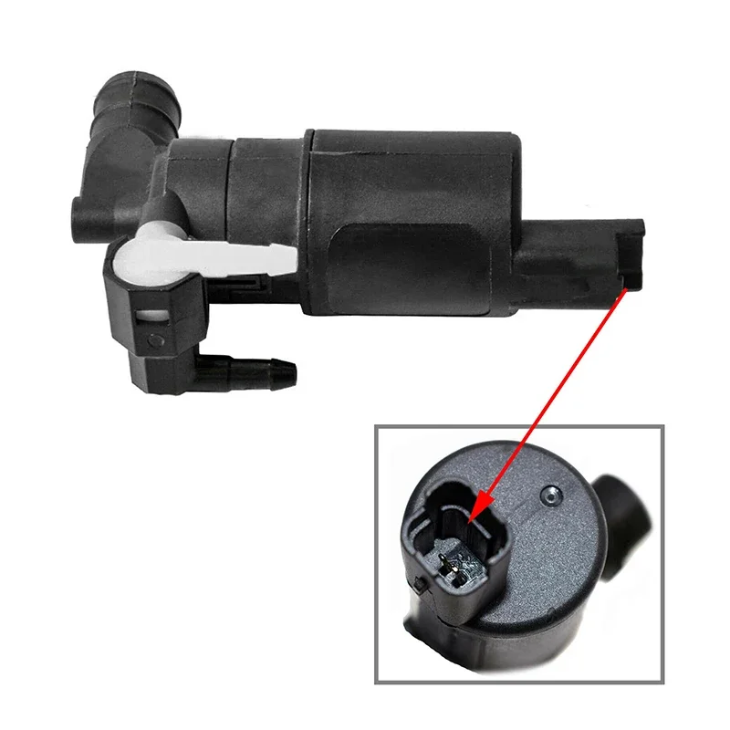 For Dacia Duster, Logan, Sandero Dual Windscreen Washer Pump 2007-Onwards