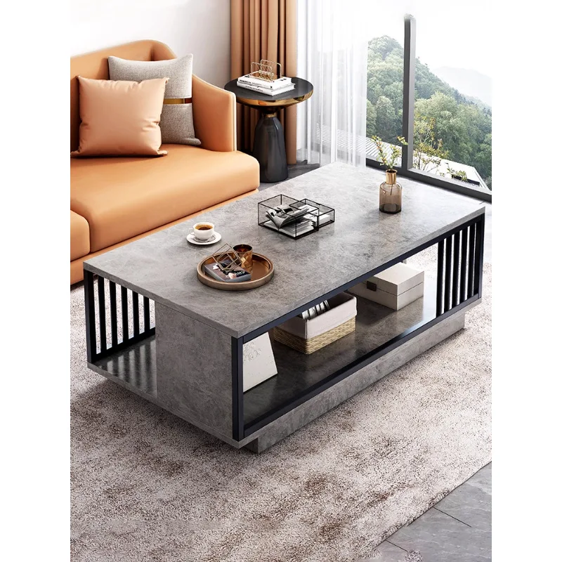 

Living room household small apartment modern simple rental house balcony tea table simple tea table