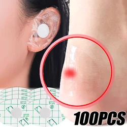 100/40/20Pcs Baby Shower Waterproof Ear Stickers Shield Earmuffs Anti-wear Heel Disposable Bath Swim Cover Protector Kids Adults