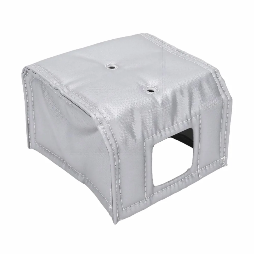 Fiberglass Material Muffler Heat Cover Dust-Proof Design Universal Fit Muffler Exhaust Blanket 7.4x5x6.88in Size Heat Resistant